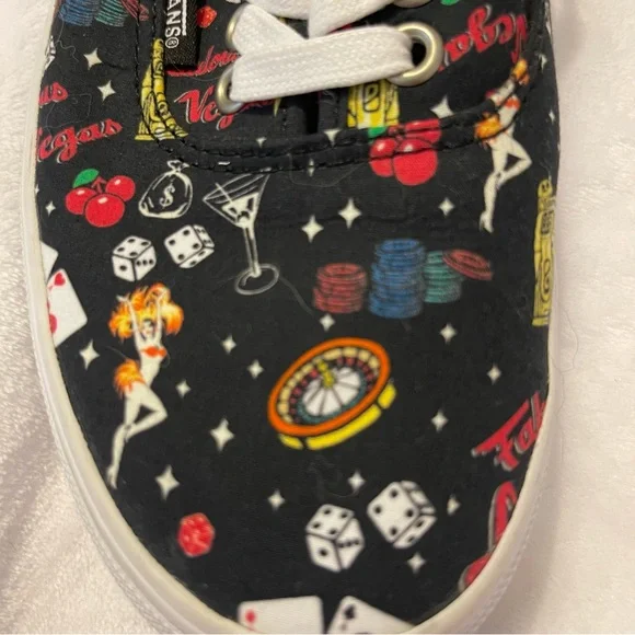Limited Edition Las Vegas Vans Size 8.5 Women’s Size 7 Men’s Sneaker Shoes - Picture 8 of 13